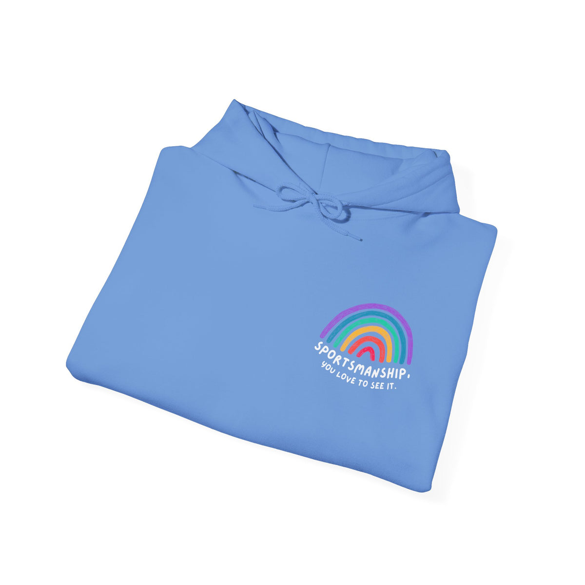 Sportsmanship Rainbow Pride Adult Hooded Sweatshirt