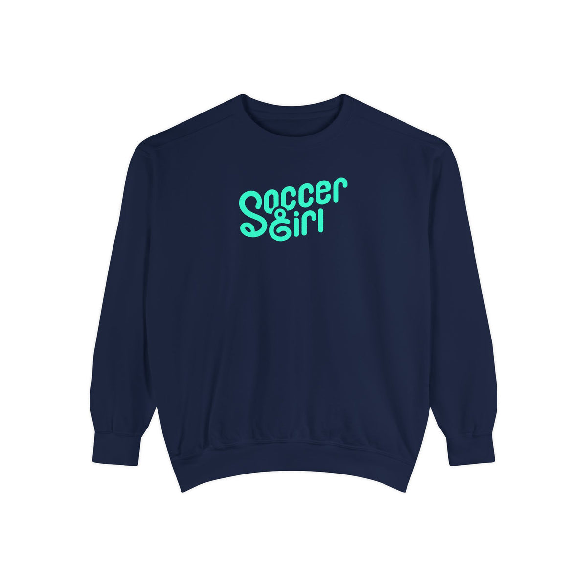 Soccer Girl Adult Crewneck Sweatshirt