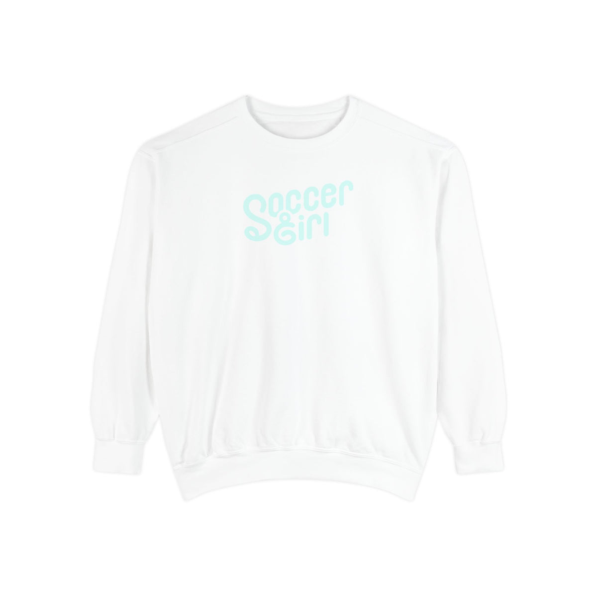 Soccer Girl Adult Crewneck Sweatshirt