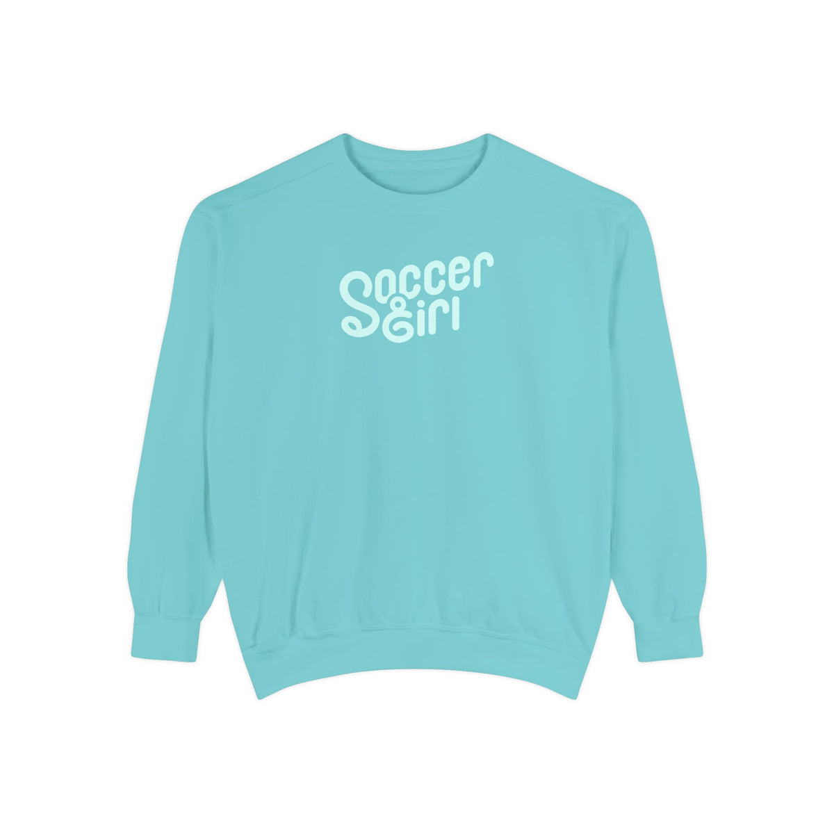 Soccer Girl Adult Crewneck Sweatshirt