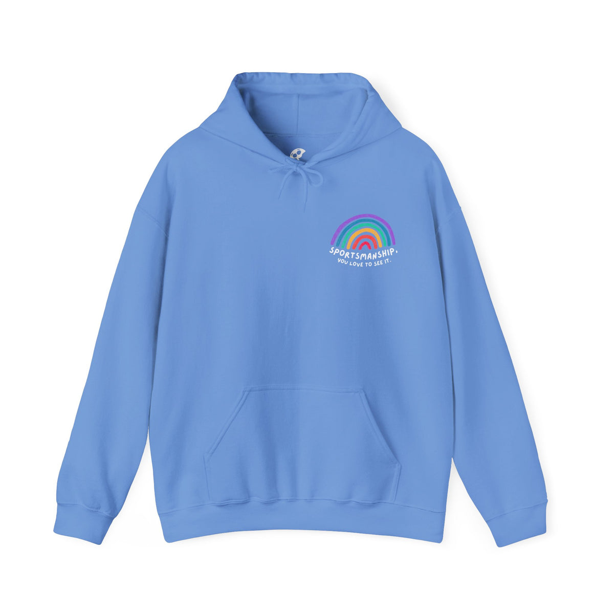 Sportsmanship Rainbow Pride Adult Hooded Sweatshirt
