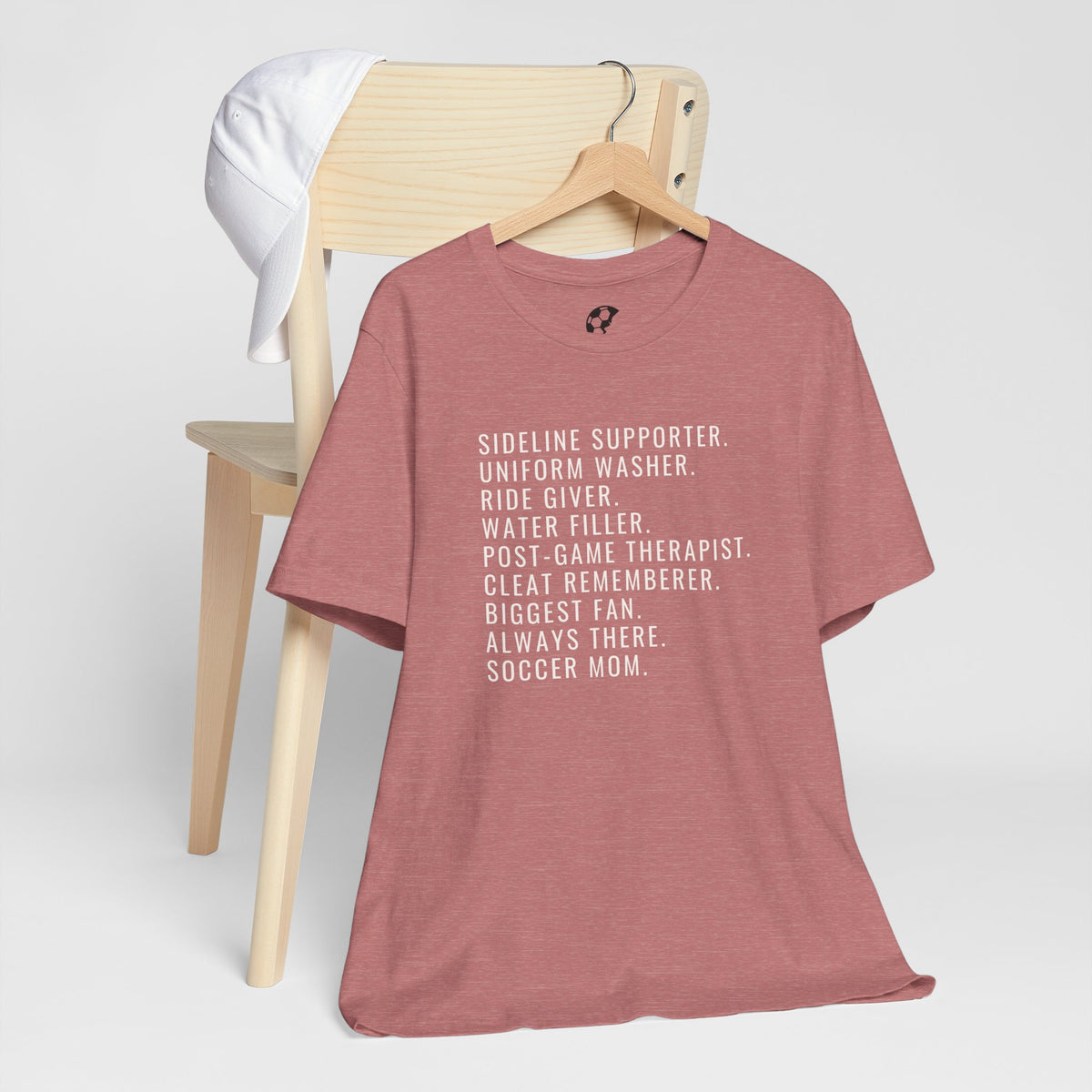 Biggest Fan, Always There, Soccer Mom Adult T-Shirt