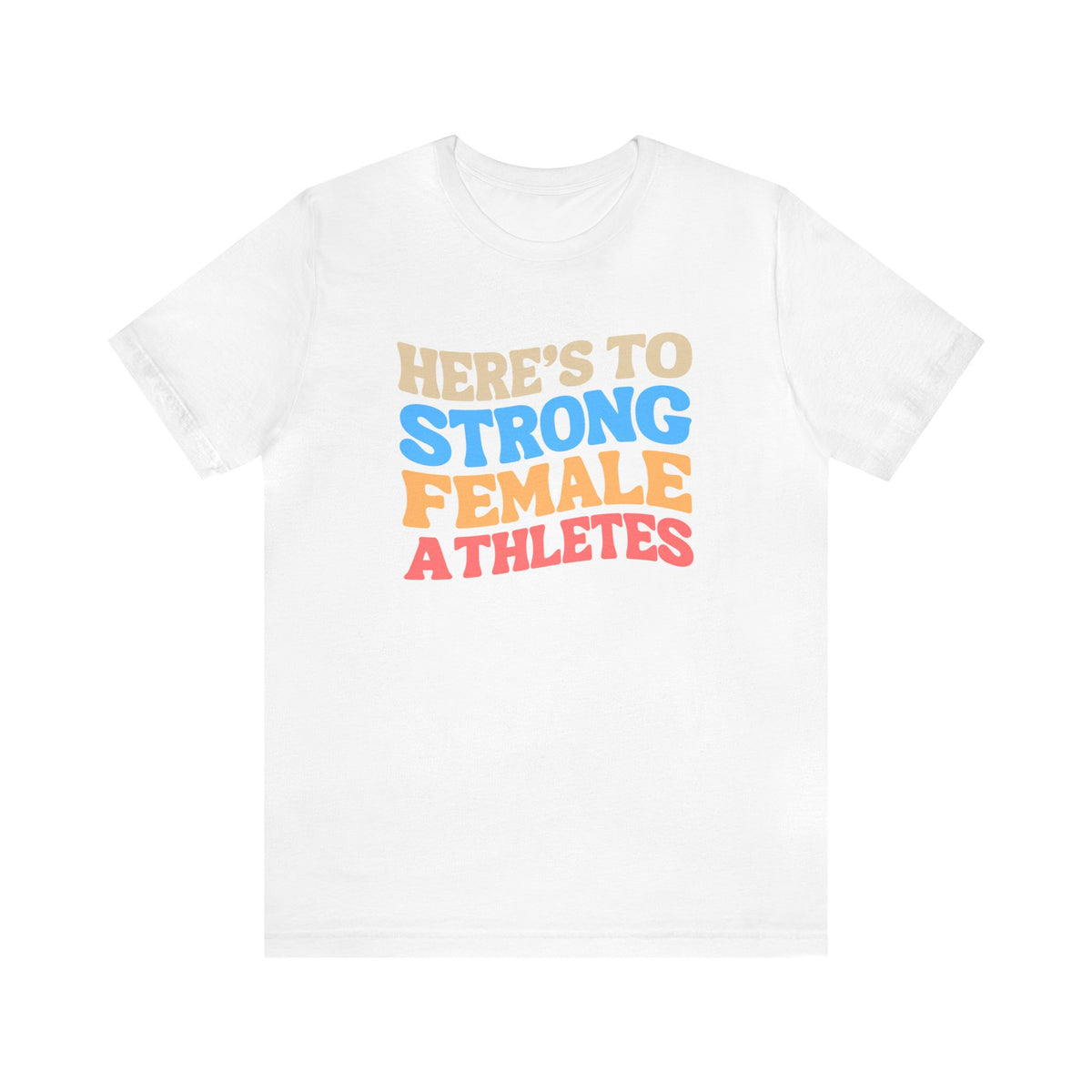 Strong Female Athletes Adult T-Shirt