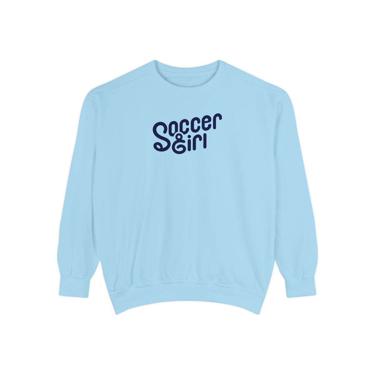 Soccer Girl Adult Crewneck Sweatshirt