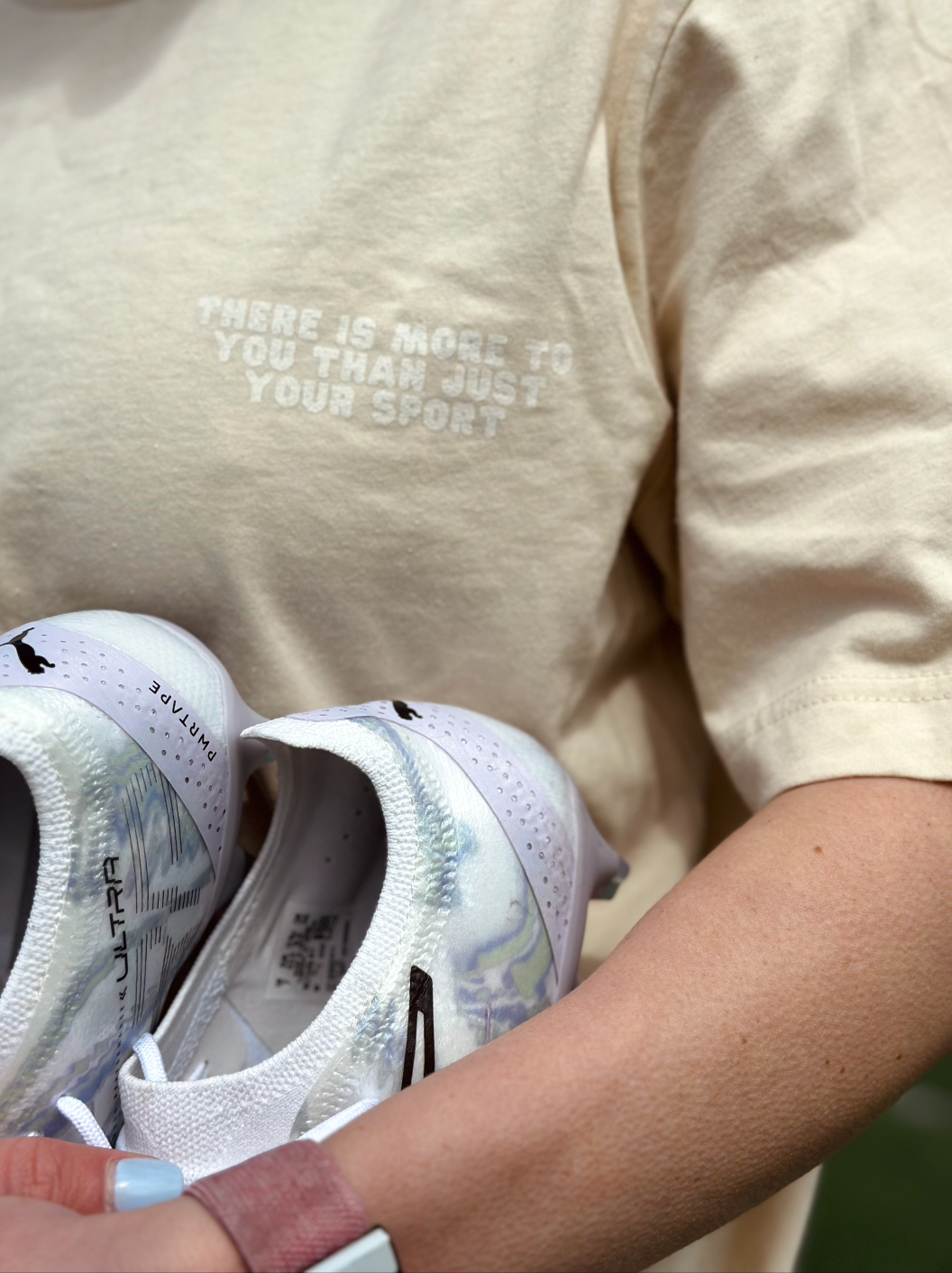 Dear Athlete Behind Me Adult T-Shirt