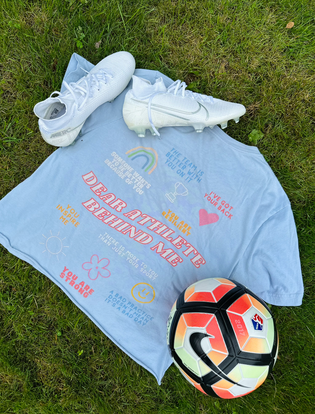 Dear Athlete Behind Me Adult T-Shirt