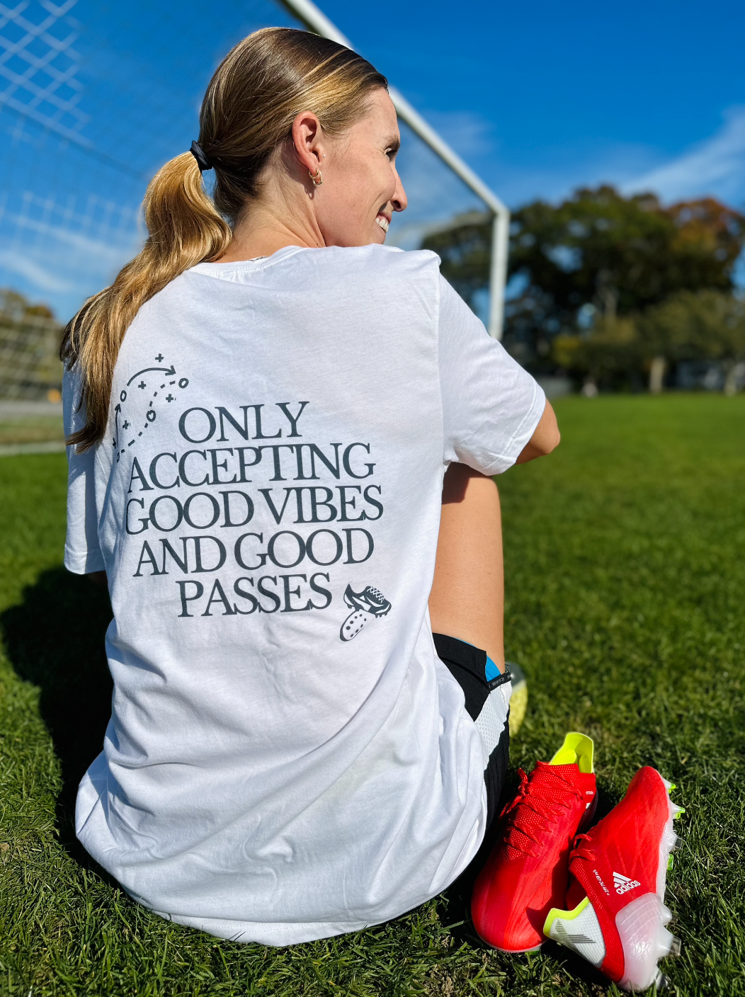 Good Vibes and Good Passes Adult T-Shirt