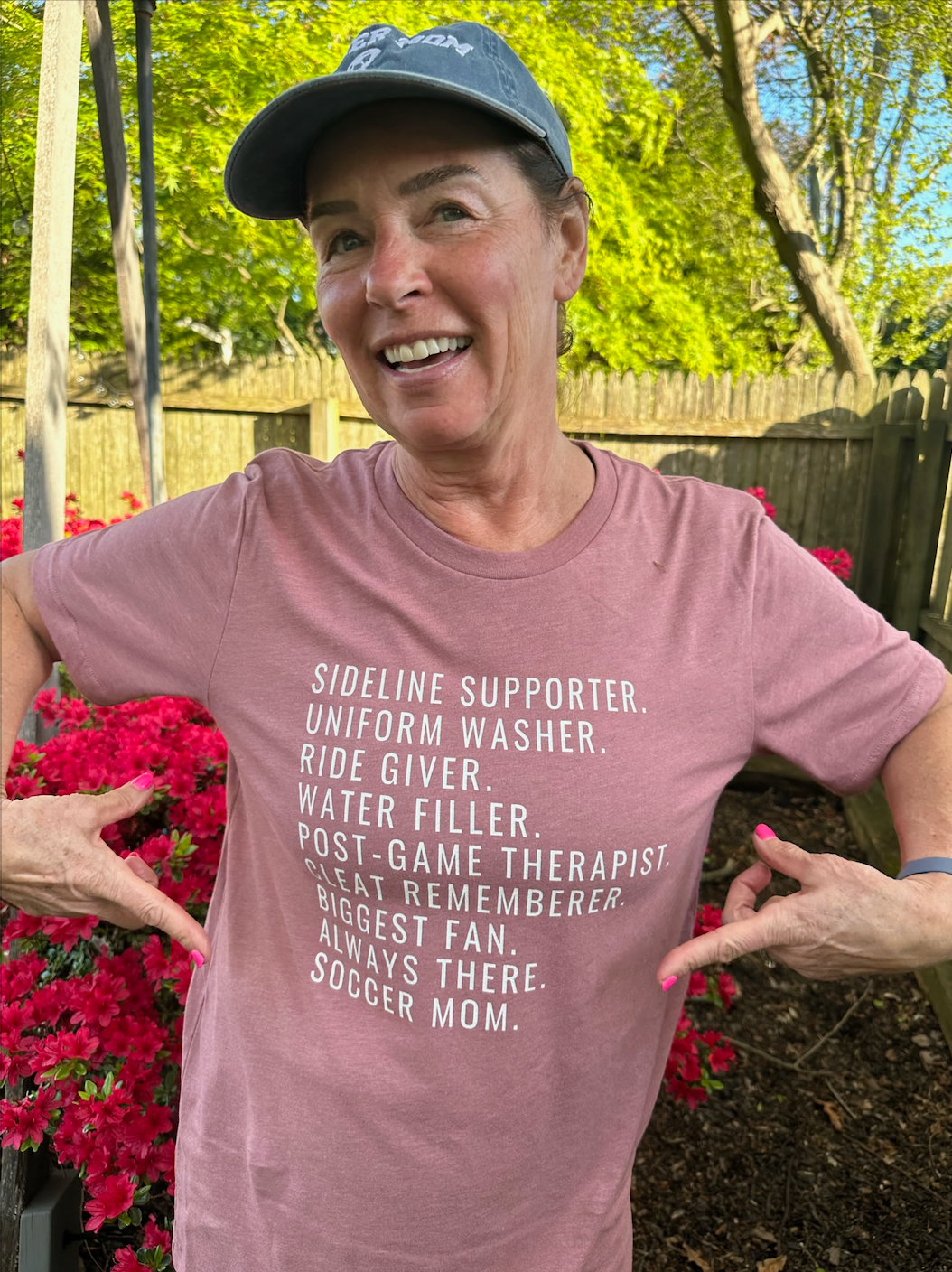 Biggest Fan, Always There, Soccer Mom Adult T-Shirt