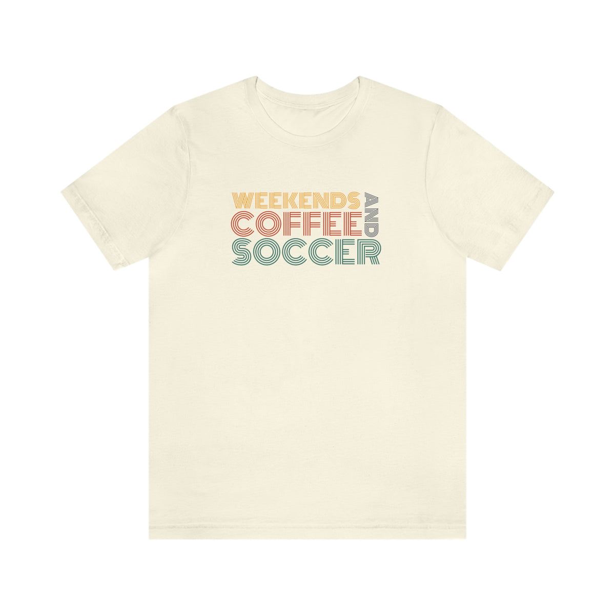 Weekends Coffee and Soccer Adult T-Shirt