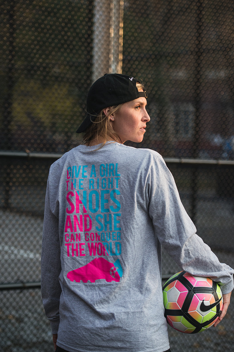 Give A Girl The Right Shoes Adult T-Shirt