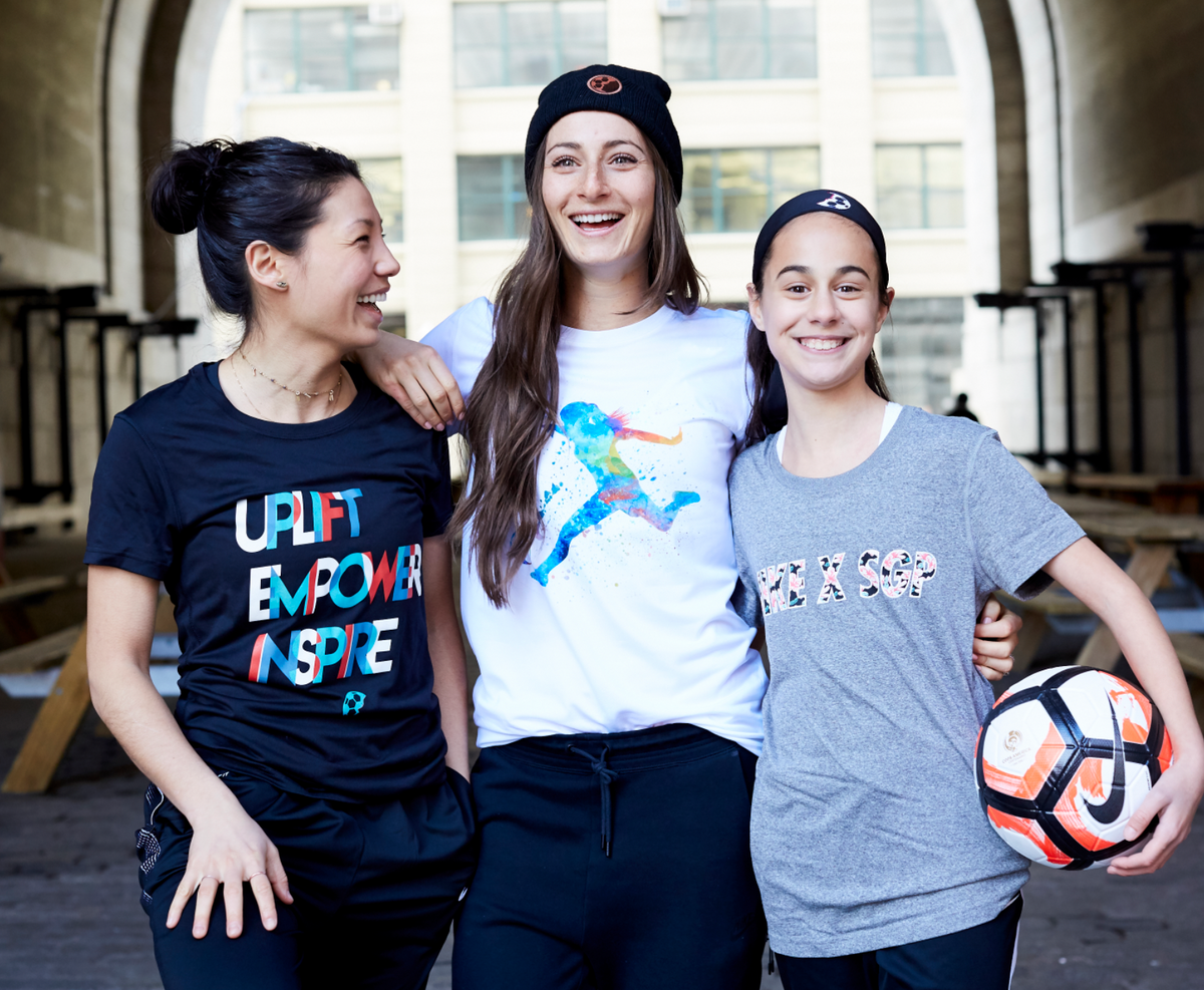 Watercolor Ladyballer Youth T-Shirt