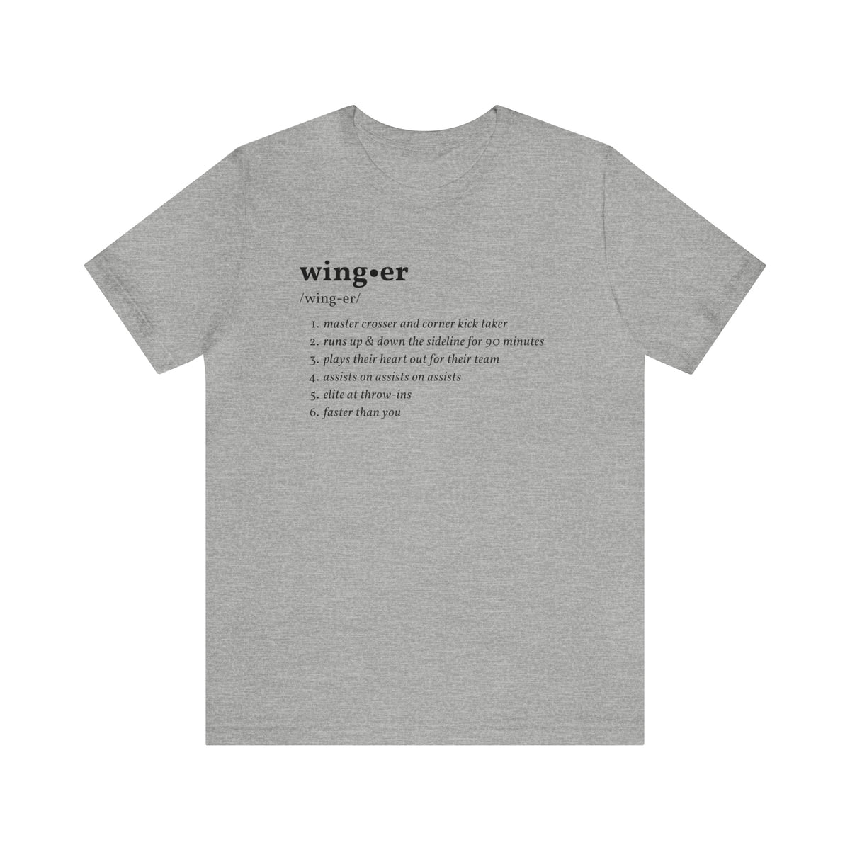 Winger Definition Adult T-Shirt