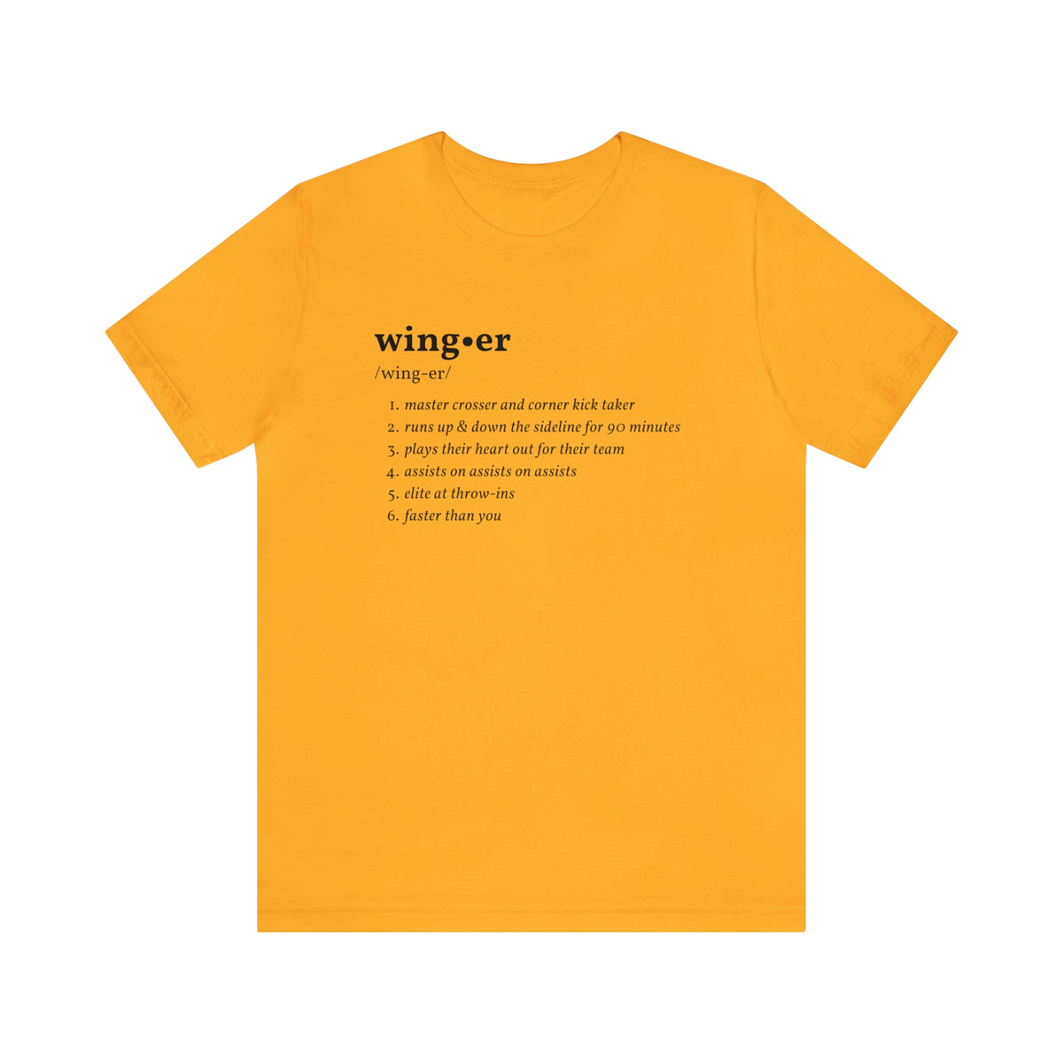 Winger Definition Adult T-Shirt