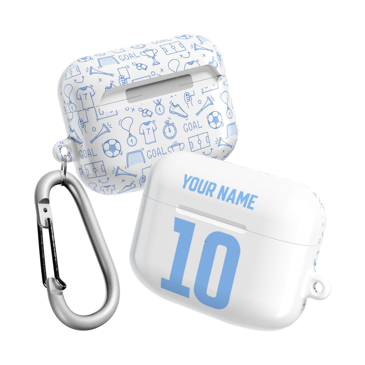 Customizable AirPod Case with Name & Jersey Number