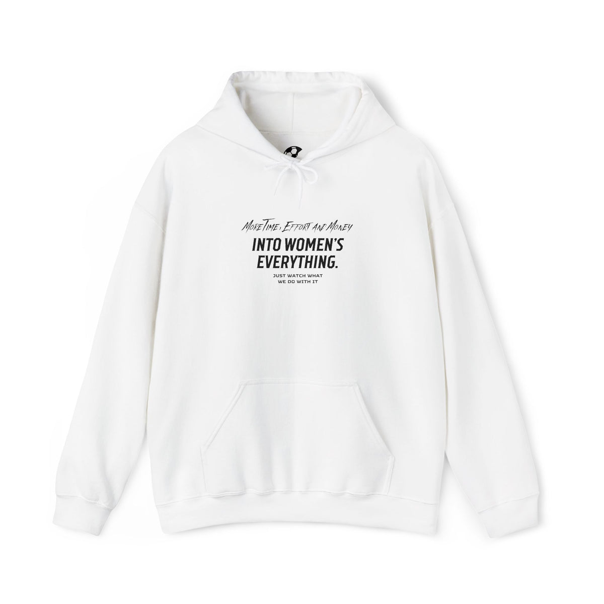 Support Your Local Female Athletes Adult Hooded Sweatshirt