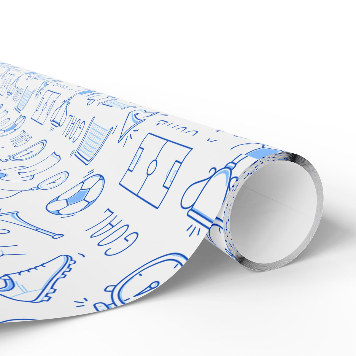 Soccer Doodles Wrapping Paper