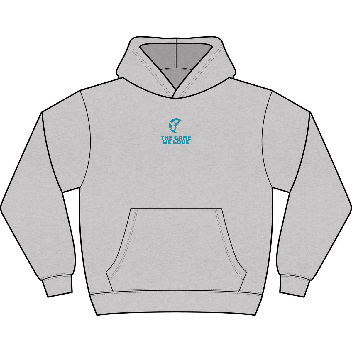 The Game We Love Adult Hooded Sweatshirt