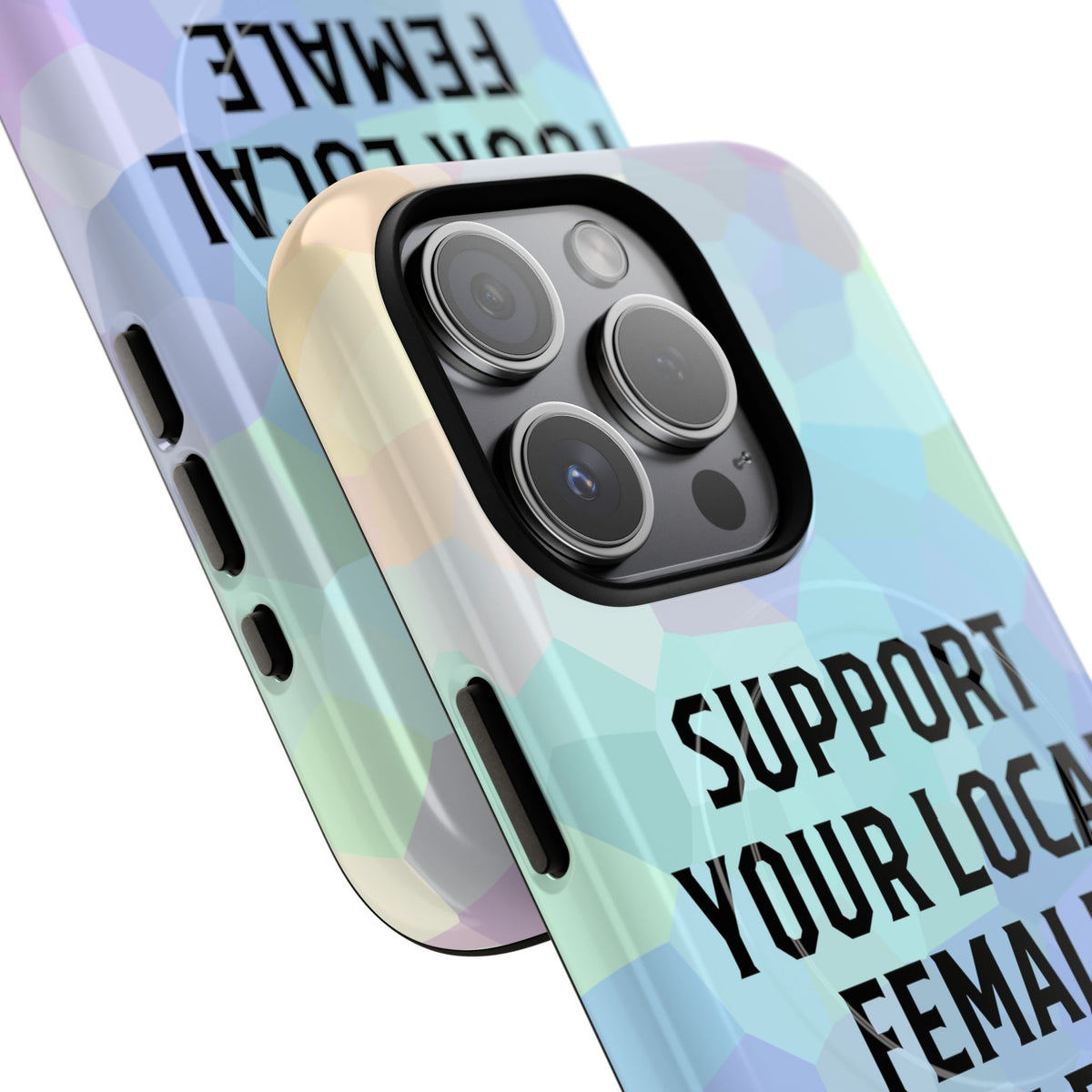 Support Your Local Female Athletes Tough Magnetic Phone Case