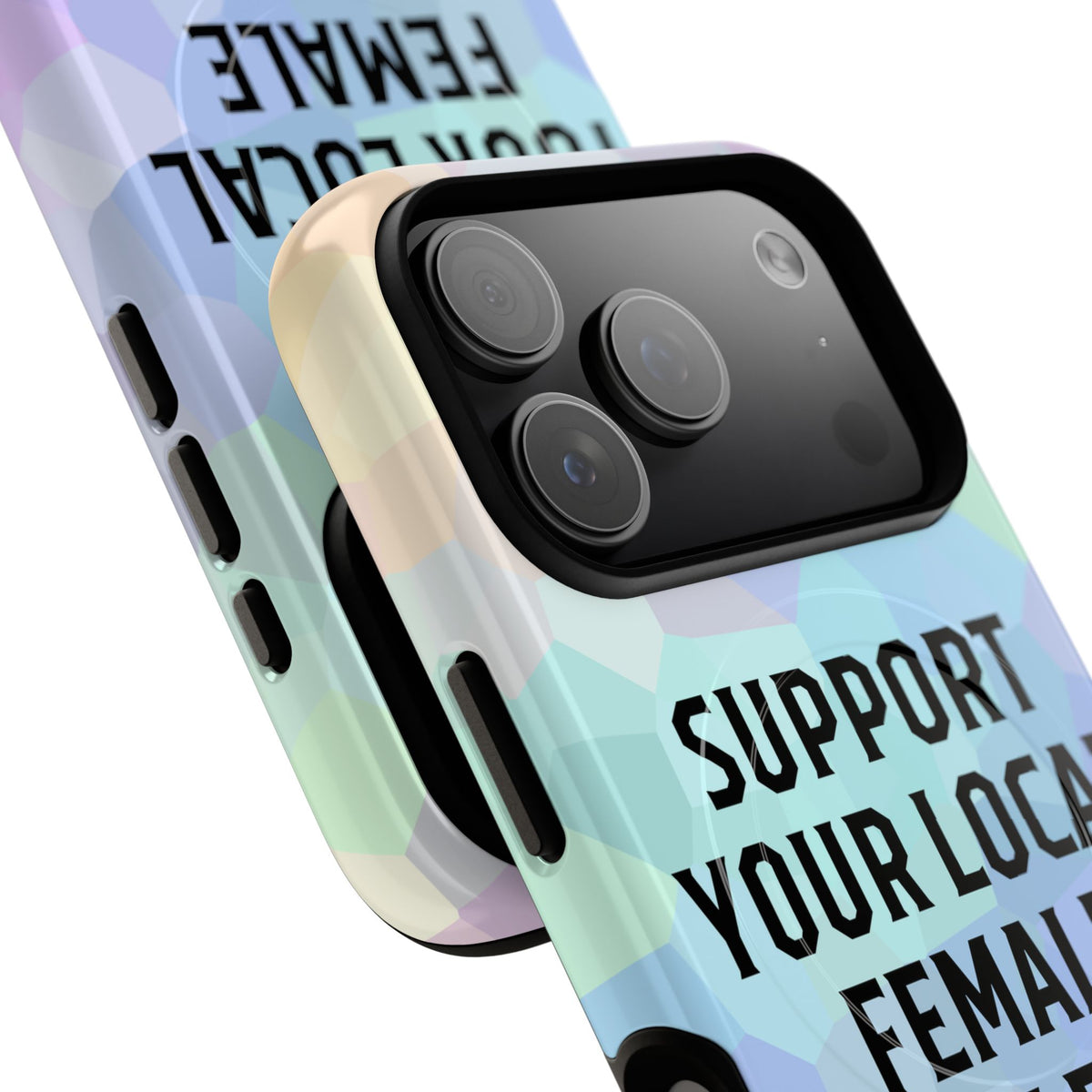 Support Your Local Female Athletes Tough Magnetic Phone Case