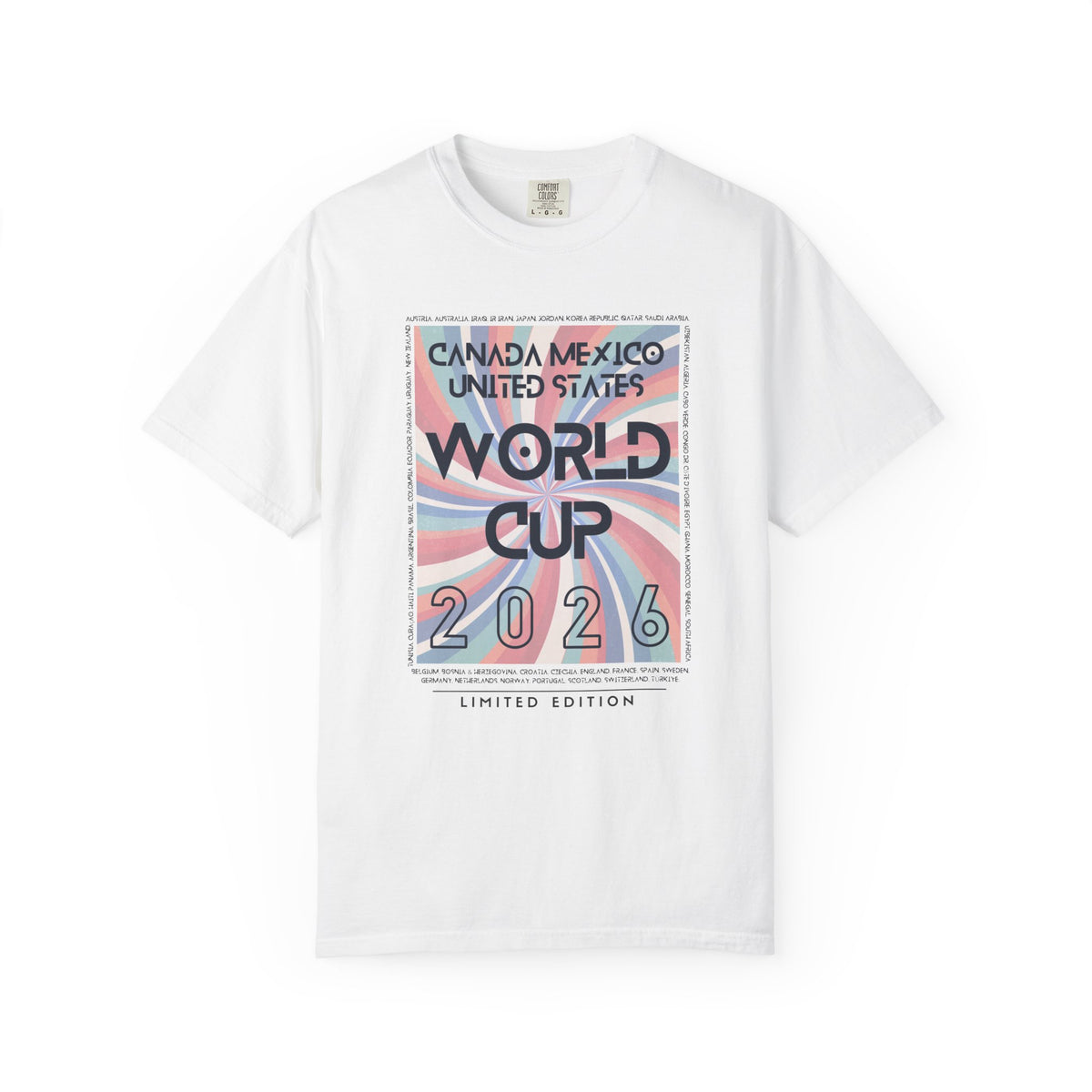 Limited Edition World Cup 2026 T‑Shirt Canada Mexico United States