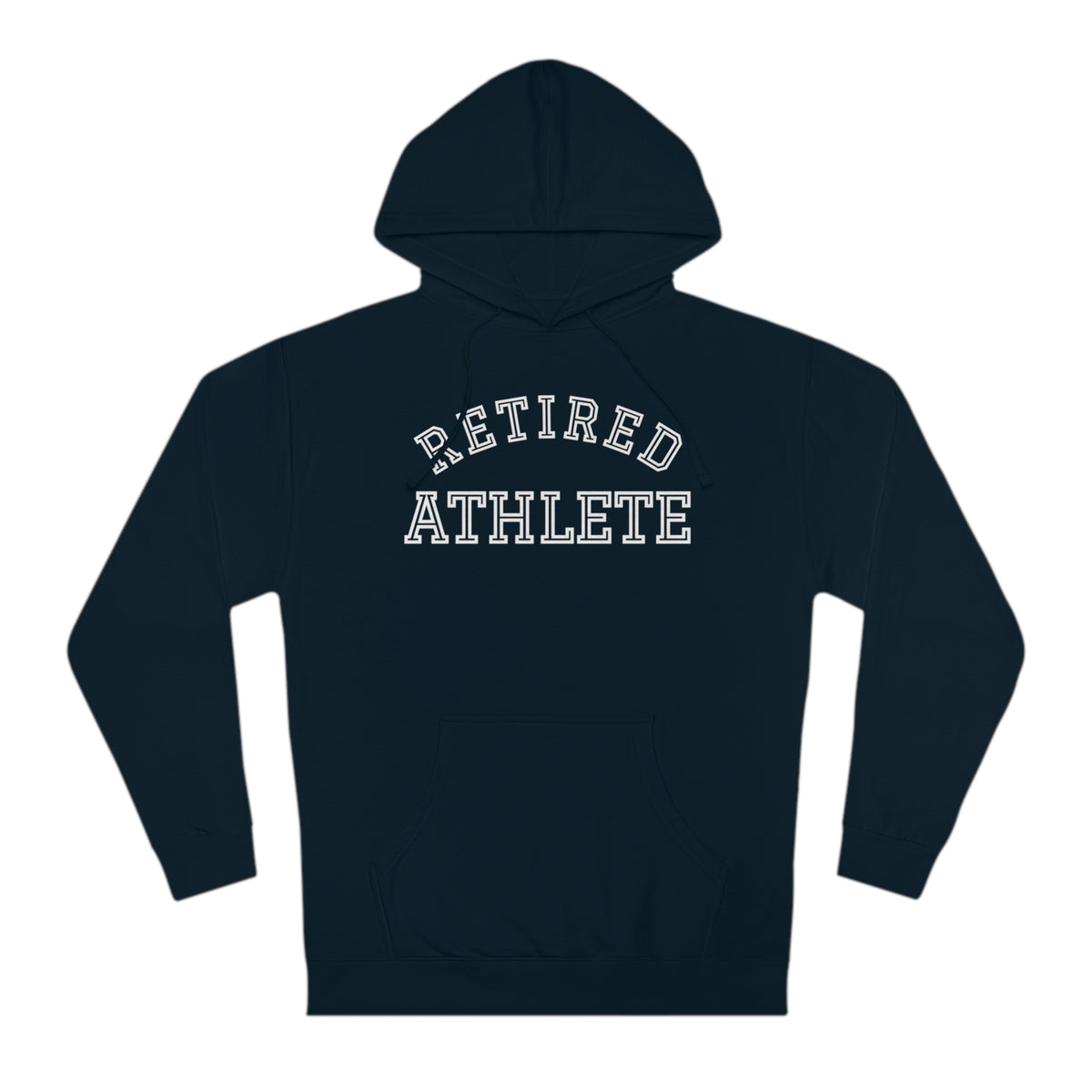 Retired Athlete Adult Hooded Sweatshirt