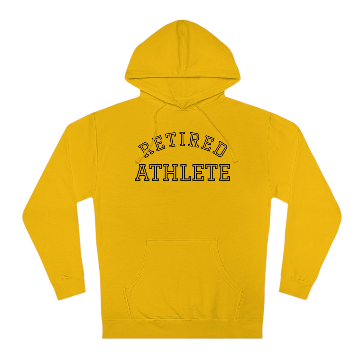 Retired Athlete Adult Hooded Sweatshirt