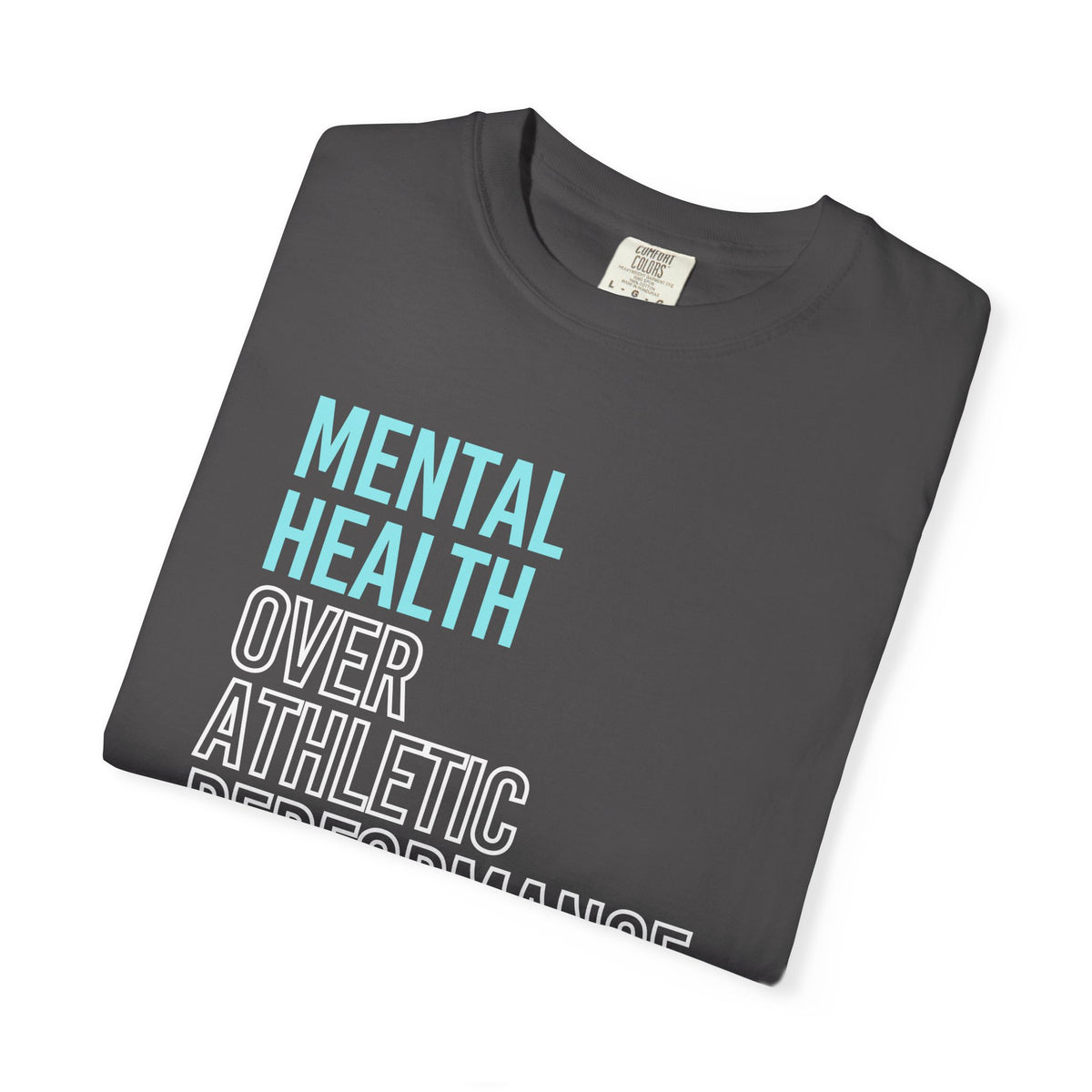 Mental Health Over Athletic Performance Adult T-Shirt