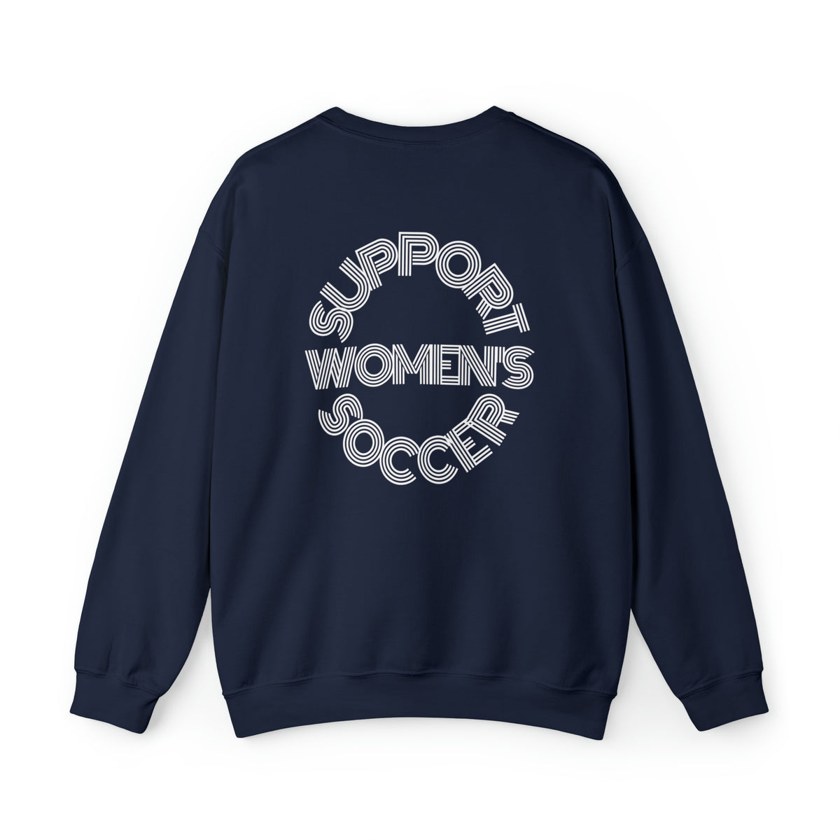 USA Support Women's Soccer Adult Crewneck Sweatshirt