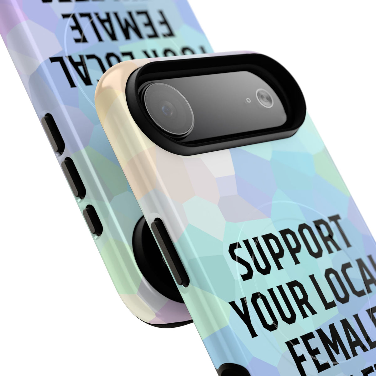 Support Your Local Female Athletes Tough Magnetic Phone Case
