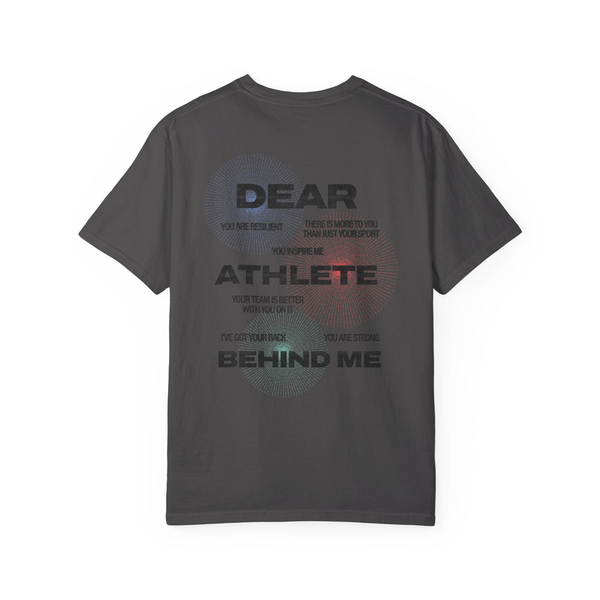 Dear Athlete Behind Me Distressed Adult T-Shirt