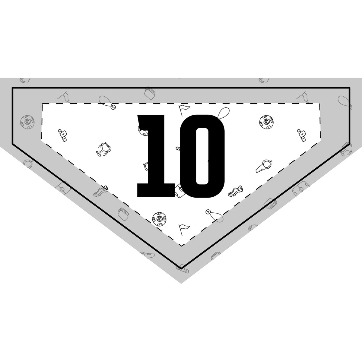 Clip-On Dog Bandana — Customize with your Number!