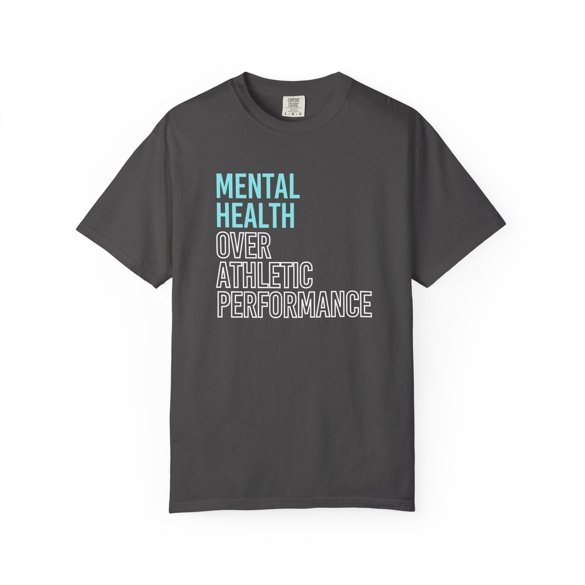 Mental Health Over Athletic Performance Adult T-Shirt