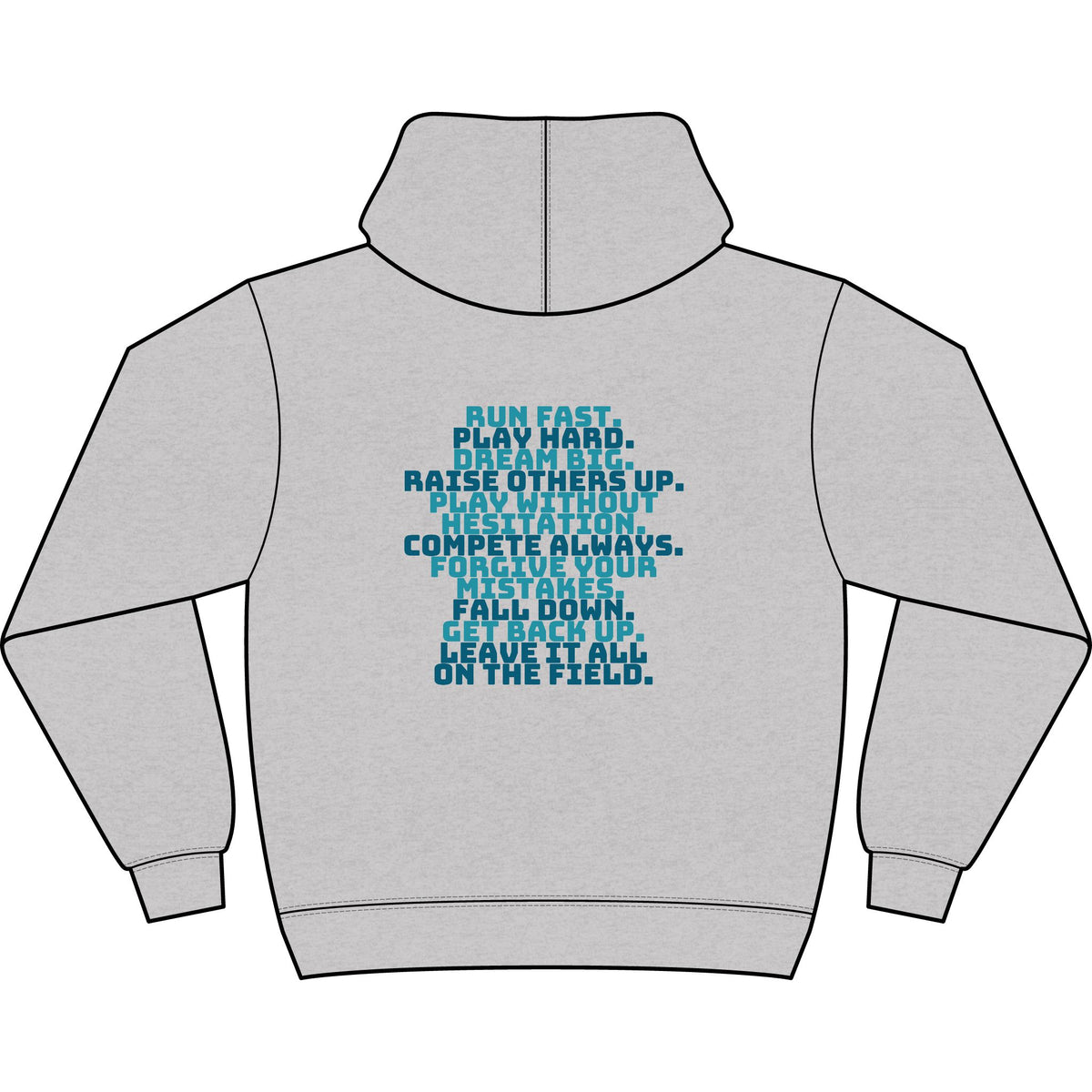 The Game We Love Adult Hooded Sweatshirt