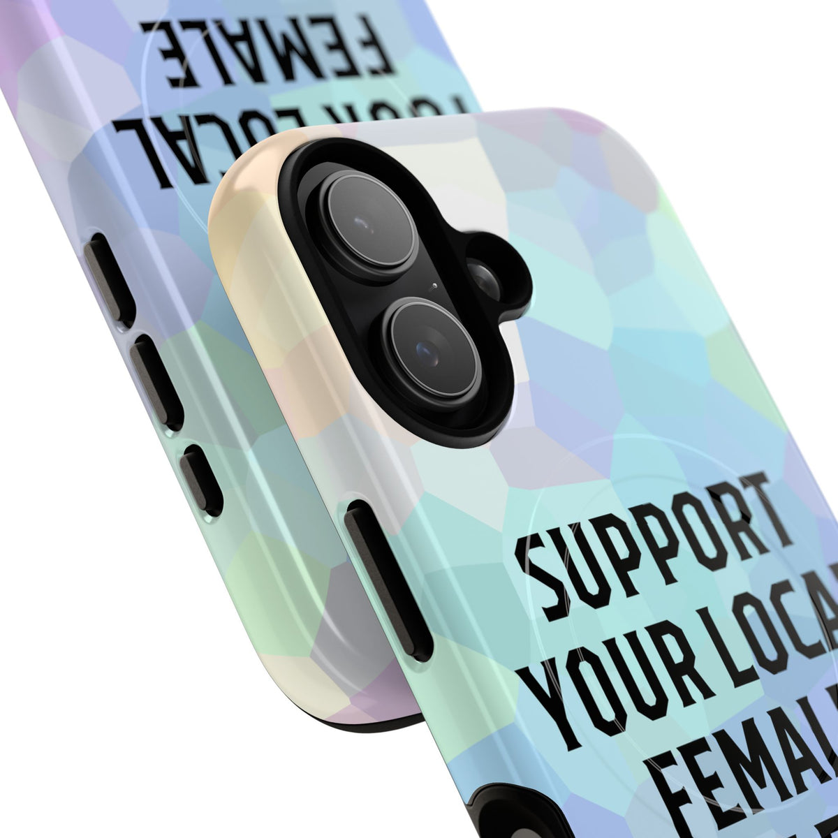 Support Your Local Female Athletes Tough Magnetic Phone Case