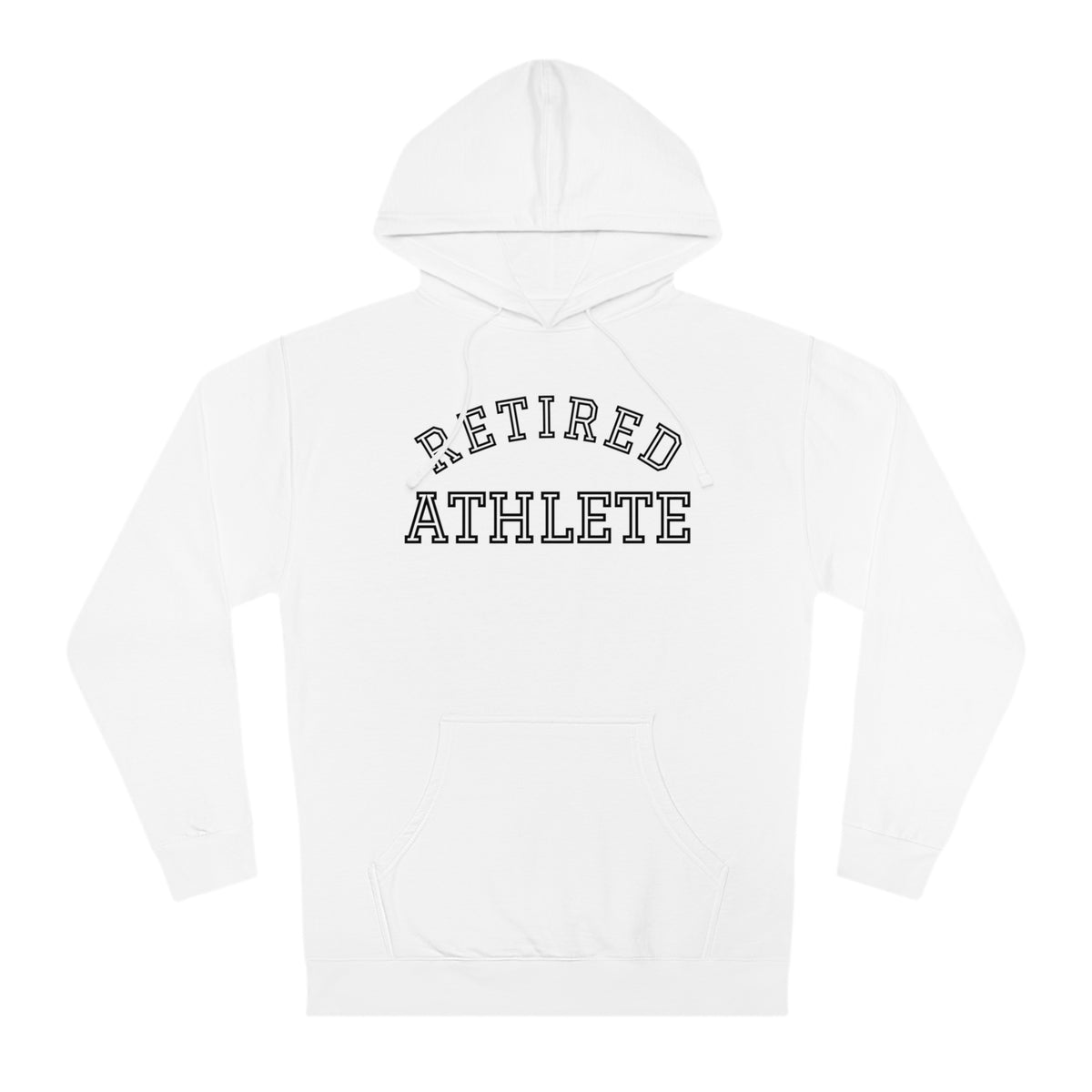 Retired Athlete Adult Hooded Sweatshirt