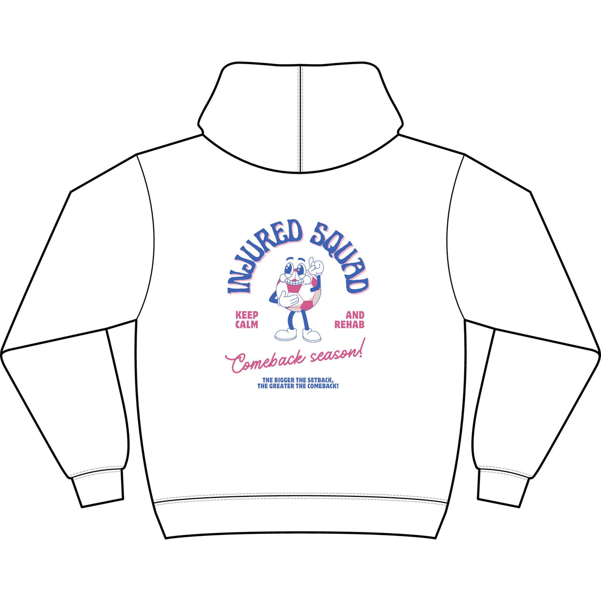 Keep Calm and Rehab Adult Hooded Sweatshirt