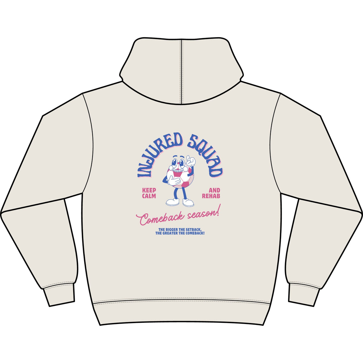 Keep Calm and Rehab Adult Hooded Sweatshirt
