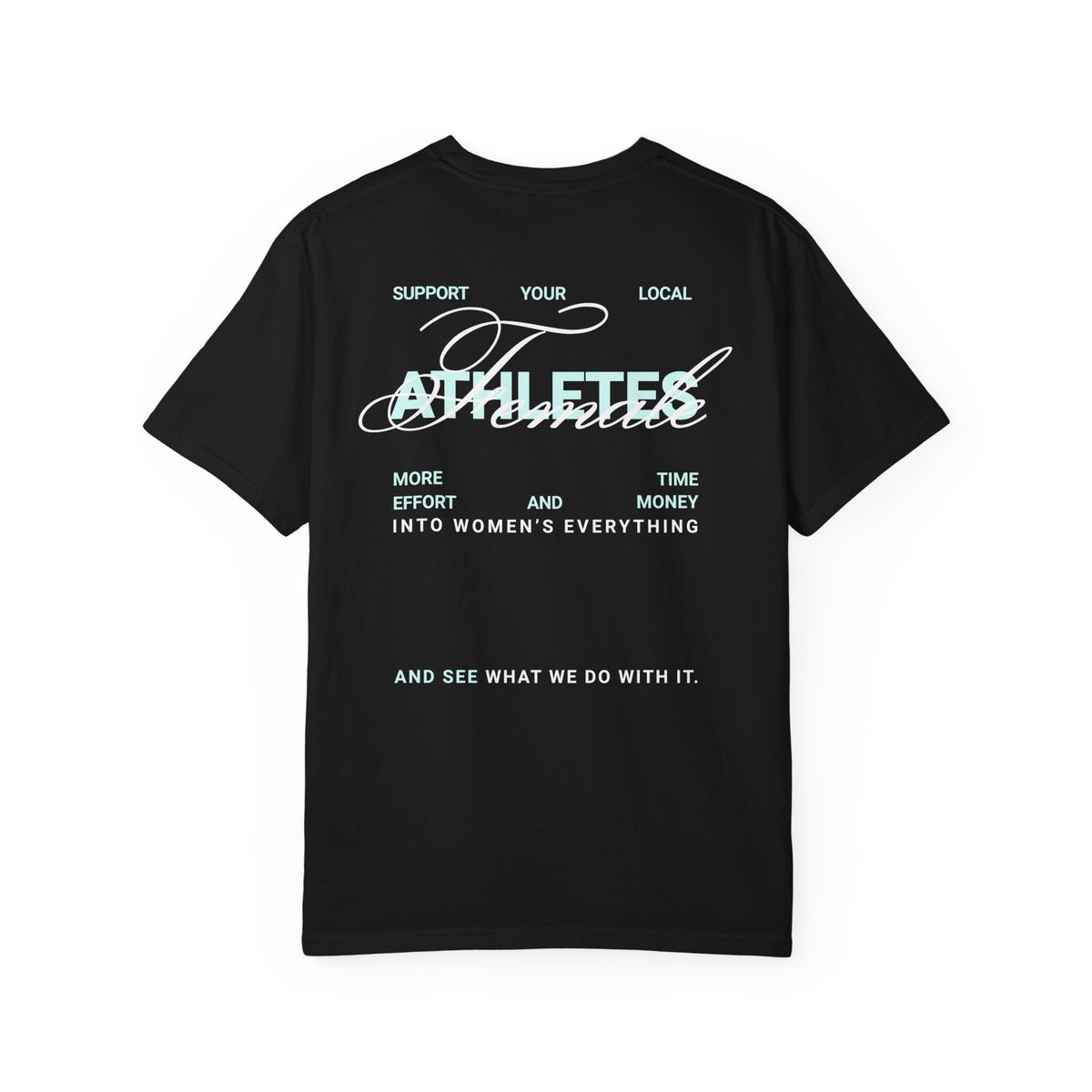 Support Female Athletes Adult T-Shirt