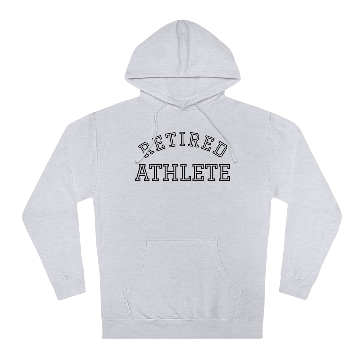 Retired Athlete Adult Hooded Sweatshirt