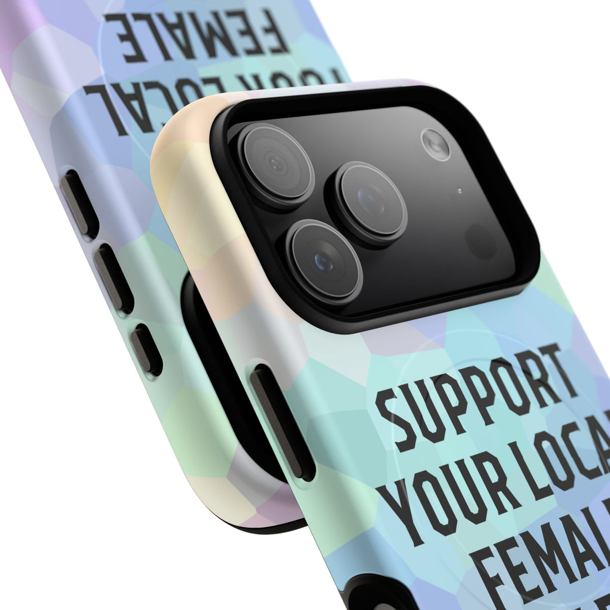 Support Your Local Female Athletes Tough Magnetic Phone Case