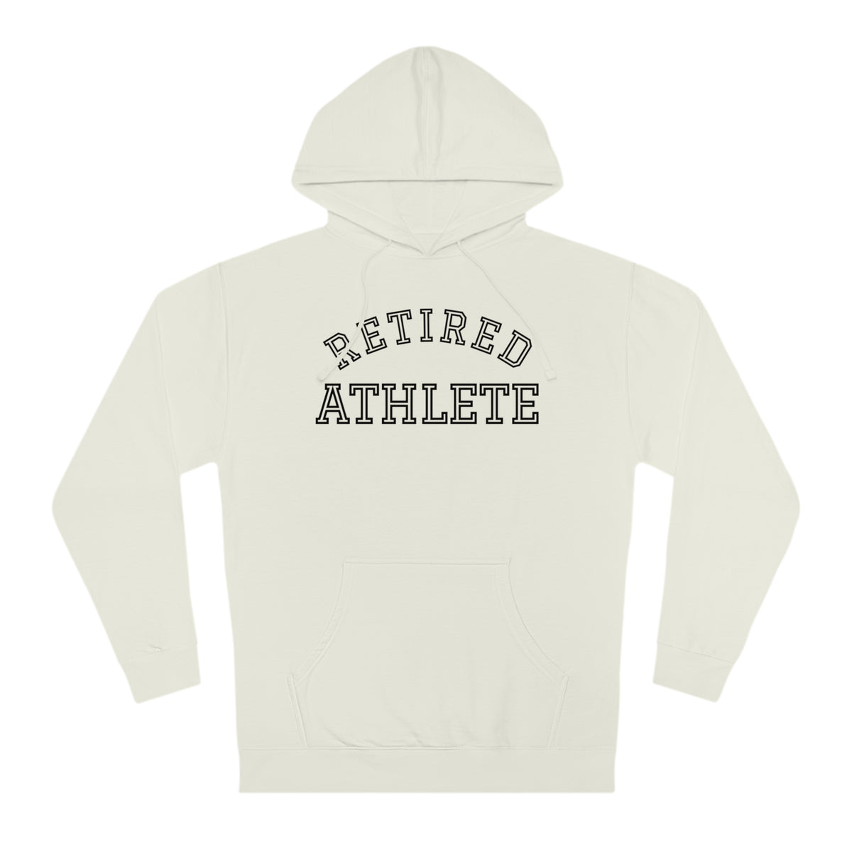 Retired Athlete Adult Hooded Sweatshirt