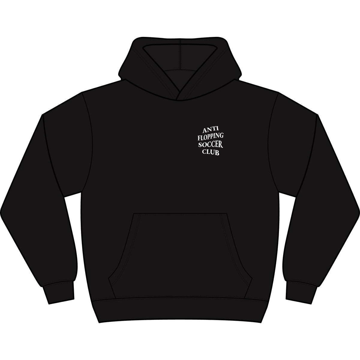 Anti Flopping Soccer Club Adult Hooded Sweatshirt
