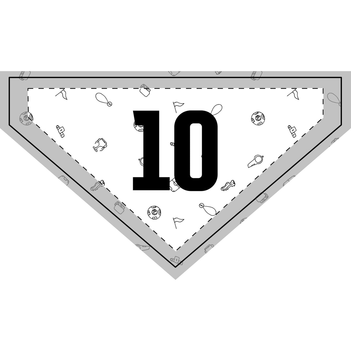 Clip-On Dog Bandana — Customize with your Number!