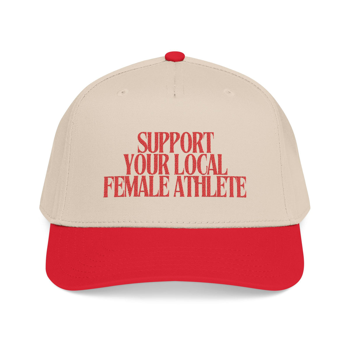 Support Your Local Female Athlete Baseball Hat