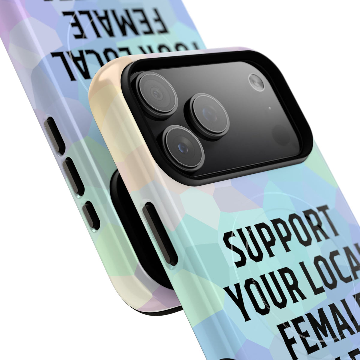 Support Your Local Female Athletes Tough Magnetic Phone Case