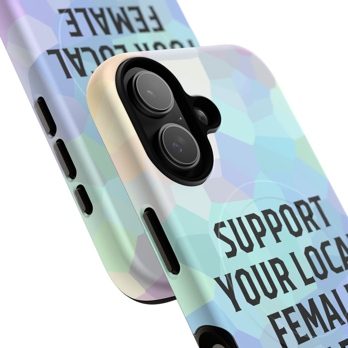 Support Your Local Female Athletes Tough Magnetic Phone Case