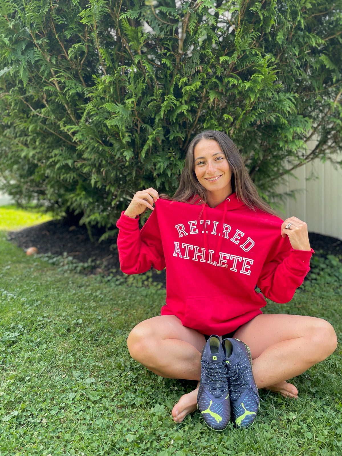 Retired Athlete Adult Hooded Sweatshirt