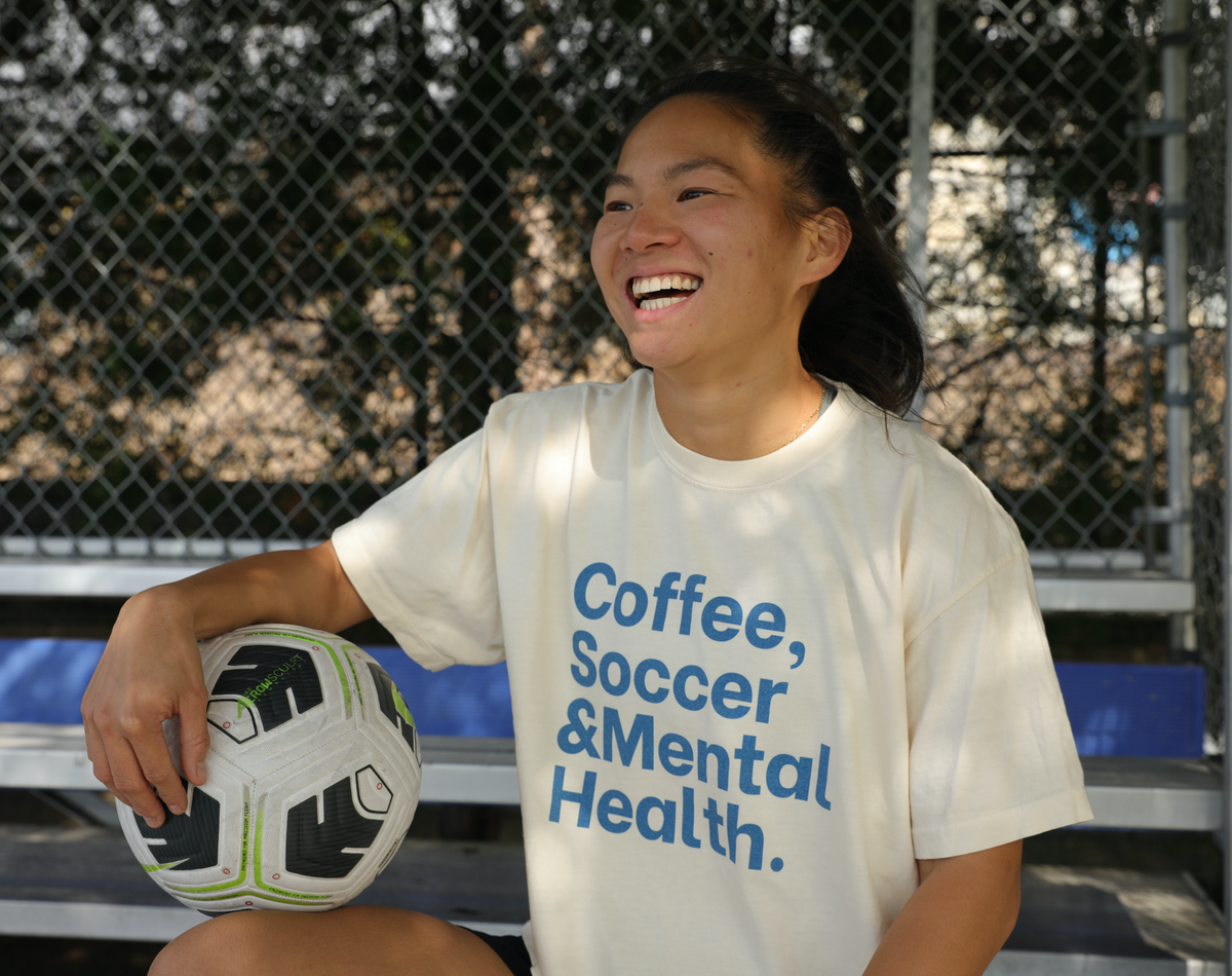 Coffee, Soccer & Mental Health Boxy Tee