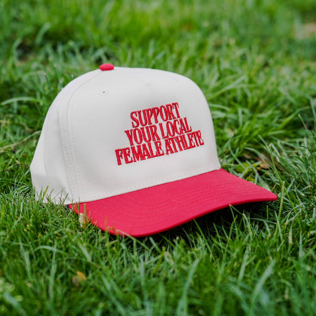 Support Your Local Female Athlete Baseball Hat