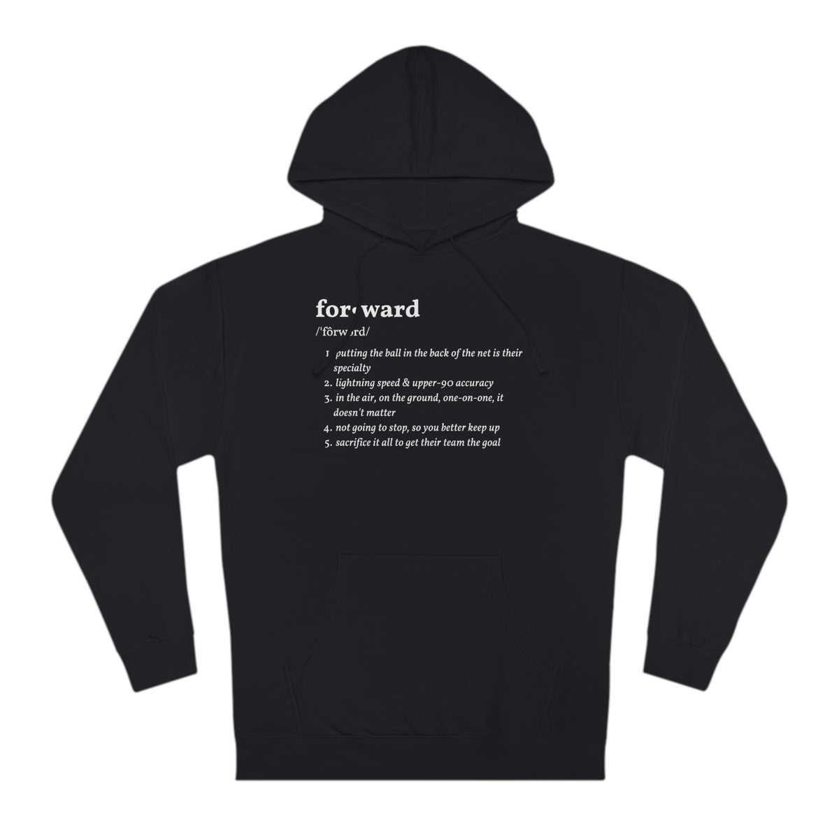 Forward Definition Adult Hooded Sweatshirt